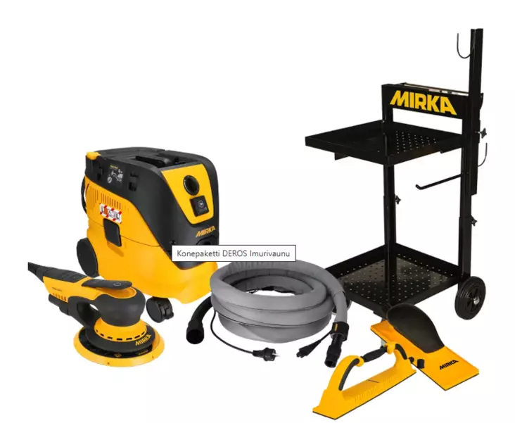 Mirka Deros II & 1230 L PC - Hiomakoneet ja varaosat - KITDEROSDE1230L - 1
