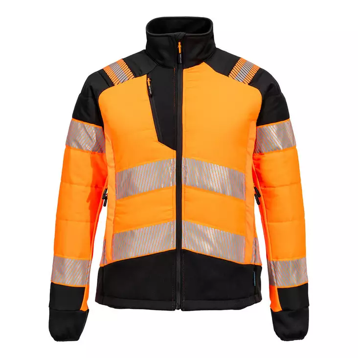 PW3 Hi-Vis Naisten Hybrid-kevyttoppatakki - Huomiotakit - T171 - 1