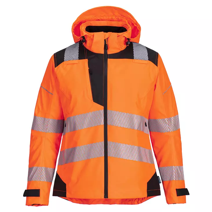 PW3 Hi-Vis naisten sateenpitävä takki - Huomiotakit - PW389 - 1