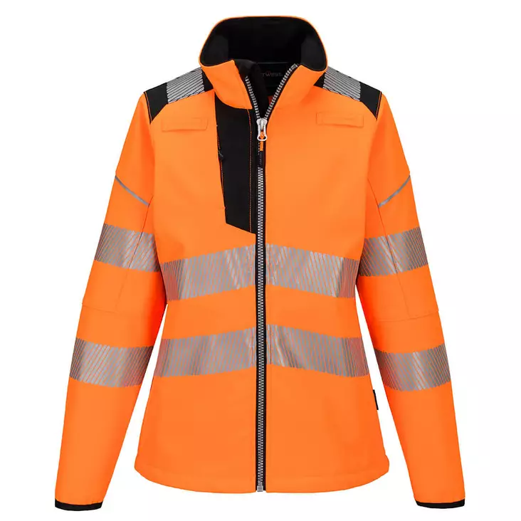 PW3 Hi-Vis Naisten Softshell-takki - Huomiotakit - PW381 - 1