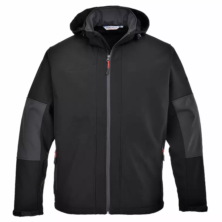 Softshell-takki hupulla 3L - Työtakit - TK53 - 1