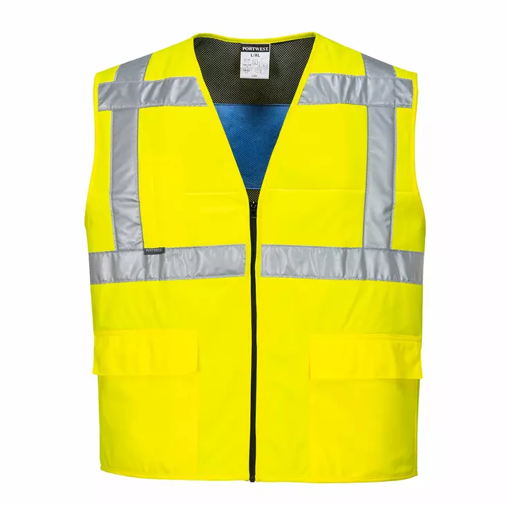 Hi-Vis Cooling Vest - Huomioliivit - CV02YERSM - 1