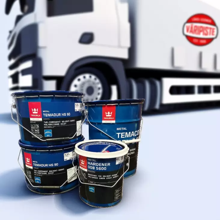 MAALIPAKETTI TEMADUR HS90+GPL-S PRIMER - Raskaskalustomaalit - HS90GPLSRUNKO - 1