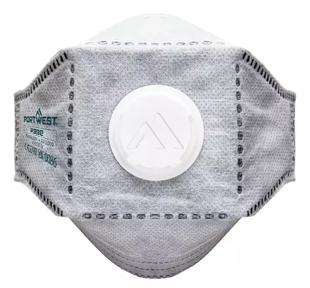 EAGLE FFP3 venttiilillä varustettu litteä ja taitettava hiili hengityssuojain (Pk10) - Kertakäyttöiset hengityssuojaimet - P392 - 1