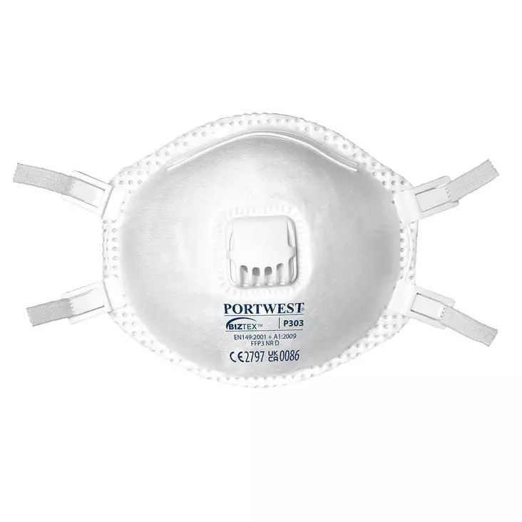 FFP3 DOLOMITE-venttiilihengityssuojain (10kpl) - Kertakäyttöiset hengityssuojaimet - P303 - 1