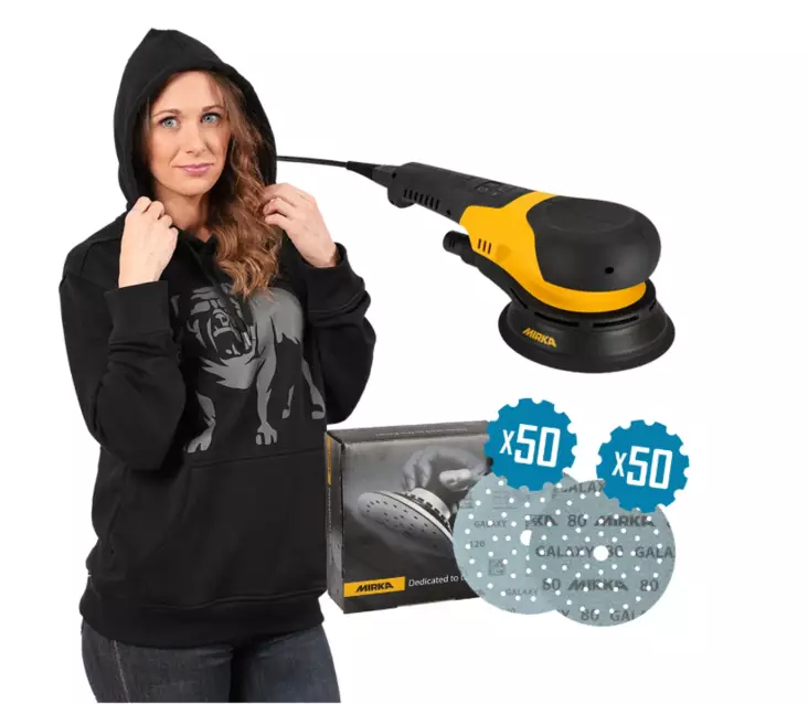 MIRKA DEROS RS + GALAXY 2 PAKK + HUPPARI - Hiomakoneet ja varaosat - CMMFSDEROSRS - 1